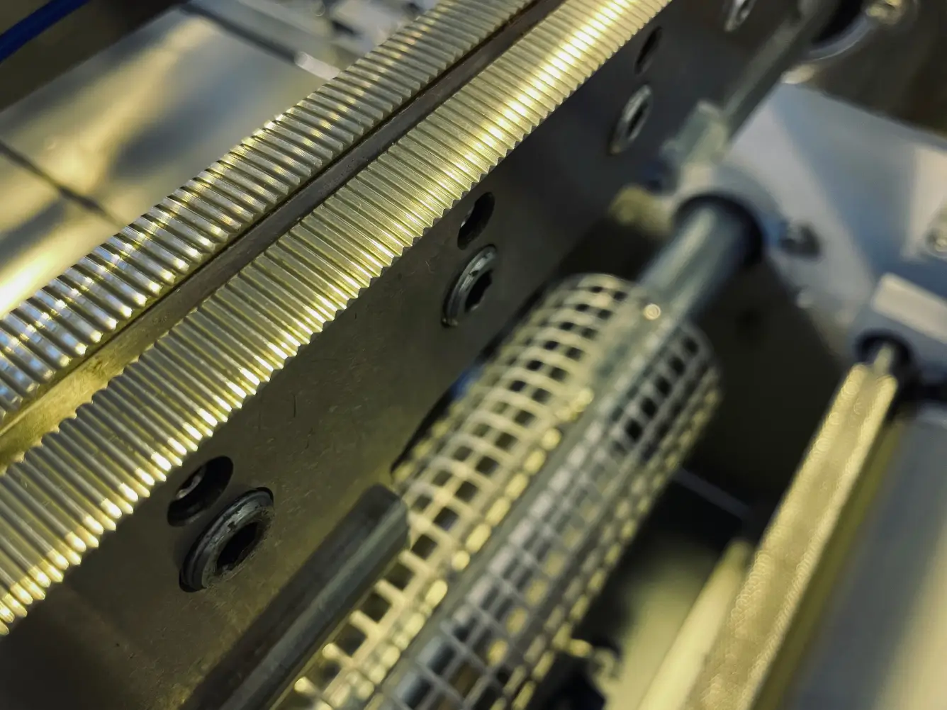 hero image with foil packing machines